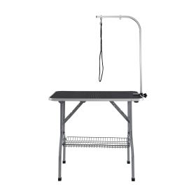 VEVOR Pet Grooming Table Arm with Clamp, 36''x24'' Dog Grooming Station, Foldable Pets Grooming Stand for Medium and Small Dogs VEVOR Pet Grooming Table Arm with Clamp, 36''x24'' Dog Grooming Station, Foldable Pets Grooming Stand for Medium and Small Dogs